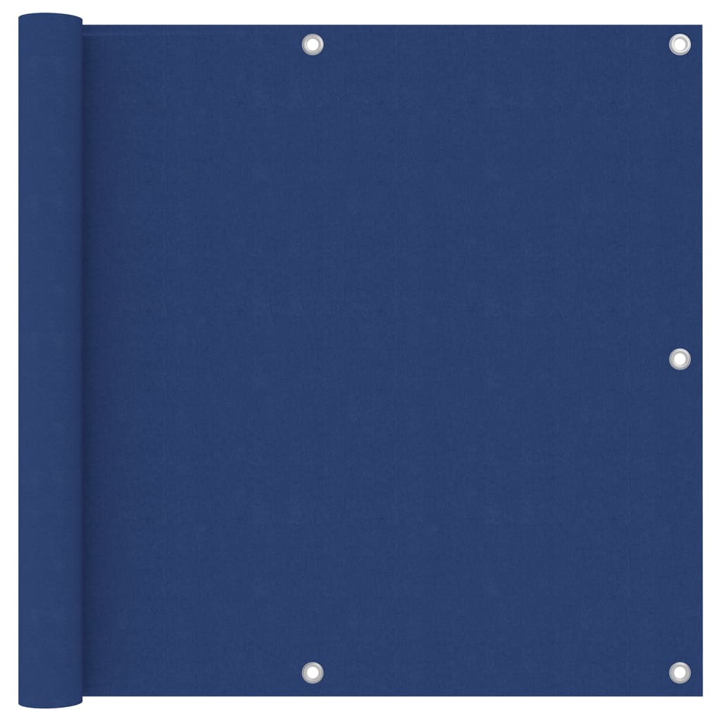 Berkfield Balcony Screen Blue 90x500 cm Oxford Fabric