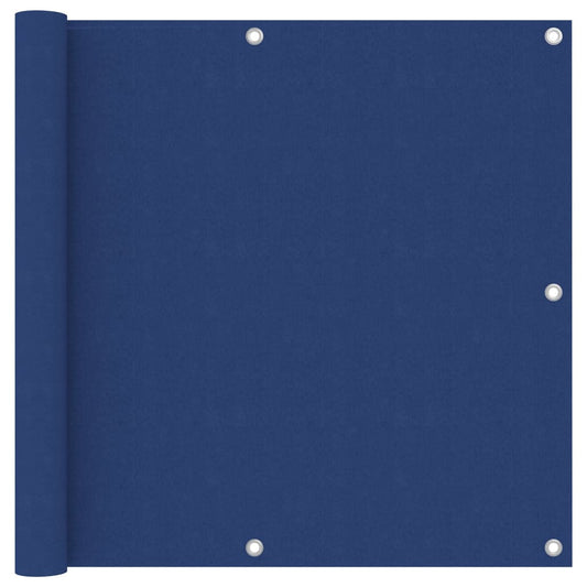 Berkfield Balcony Screen Blue 90x500 cm Oxford Fabric