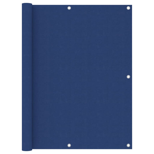 Berkfield Balcony Screen Blue 120x400 cm Oxford Fabric
