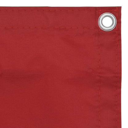 Berkfield Balcony Screen Red 75x400 cm Oxford Fabric