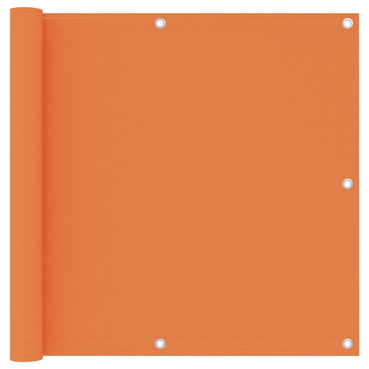 Berkfield Balcony Screen Orange 90x400 cm Oxford Fabric