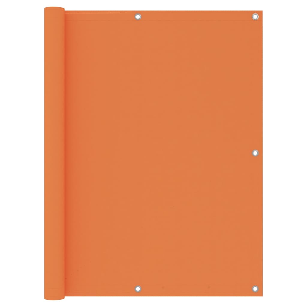 Berkfield Balcony Screen Orange 120x500 cm Oxford Fabric