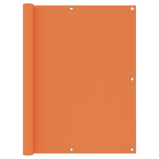 Berkfield Balcony Screen Orange 120x500 cm Oxford Fabric