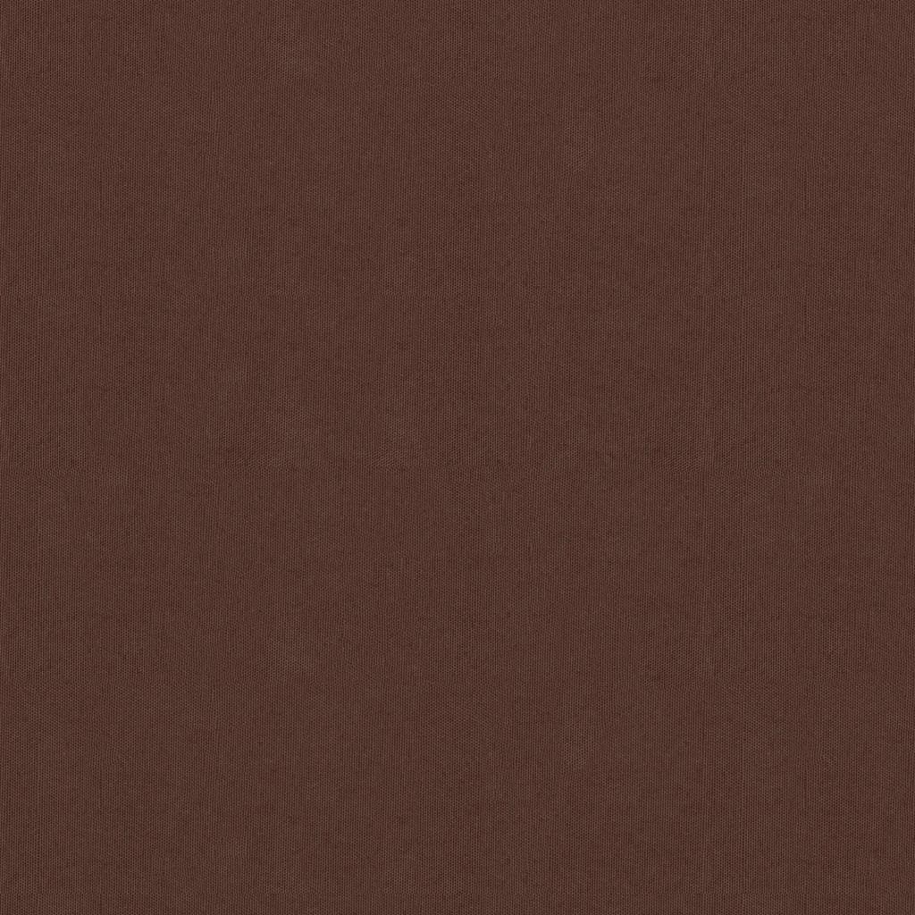 Berkfield Balcony Screen Brown 120x500 cm Oxford Fabric