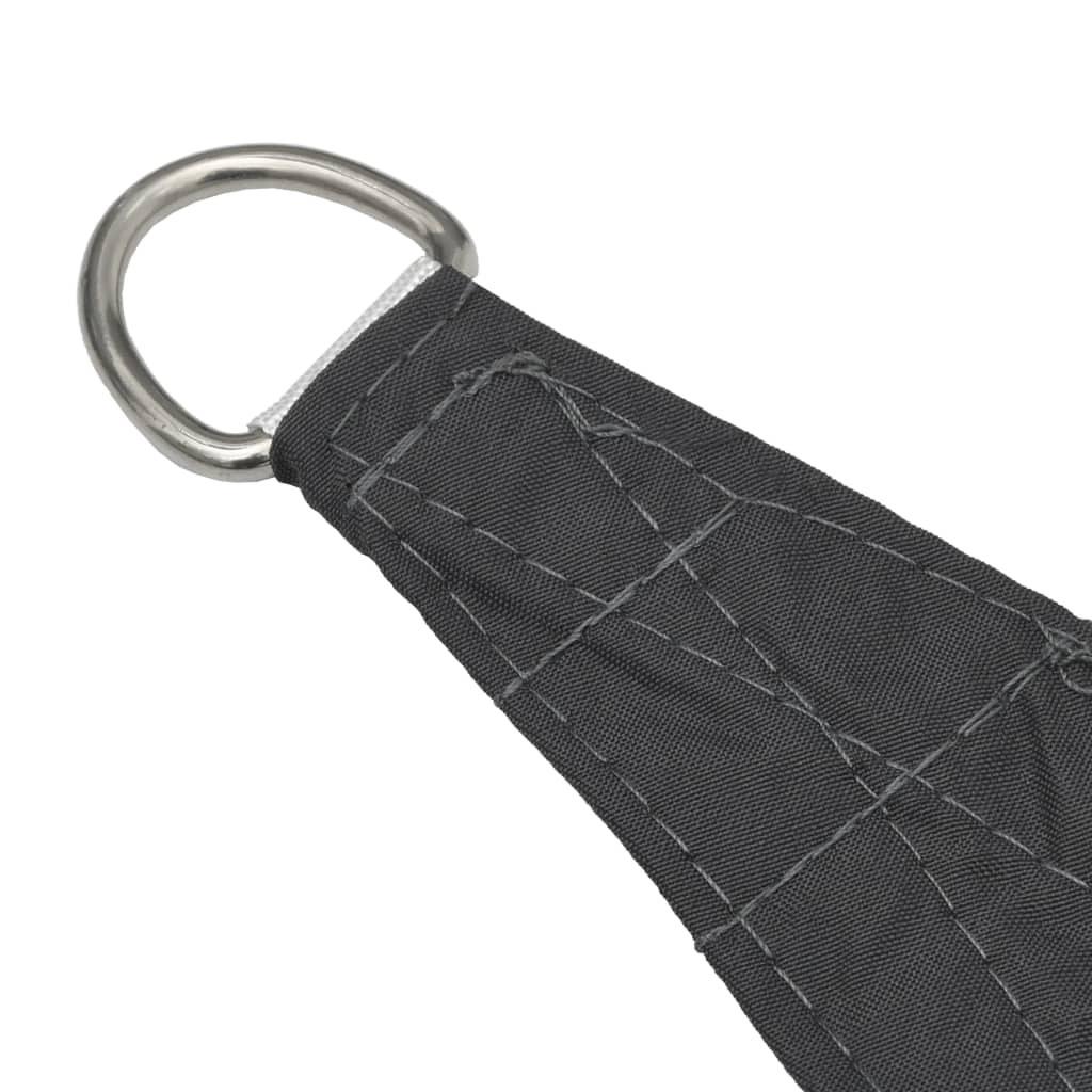 Berkfield Sunshade Sail Oxford Fabric Square 5x5 m Anthracite