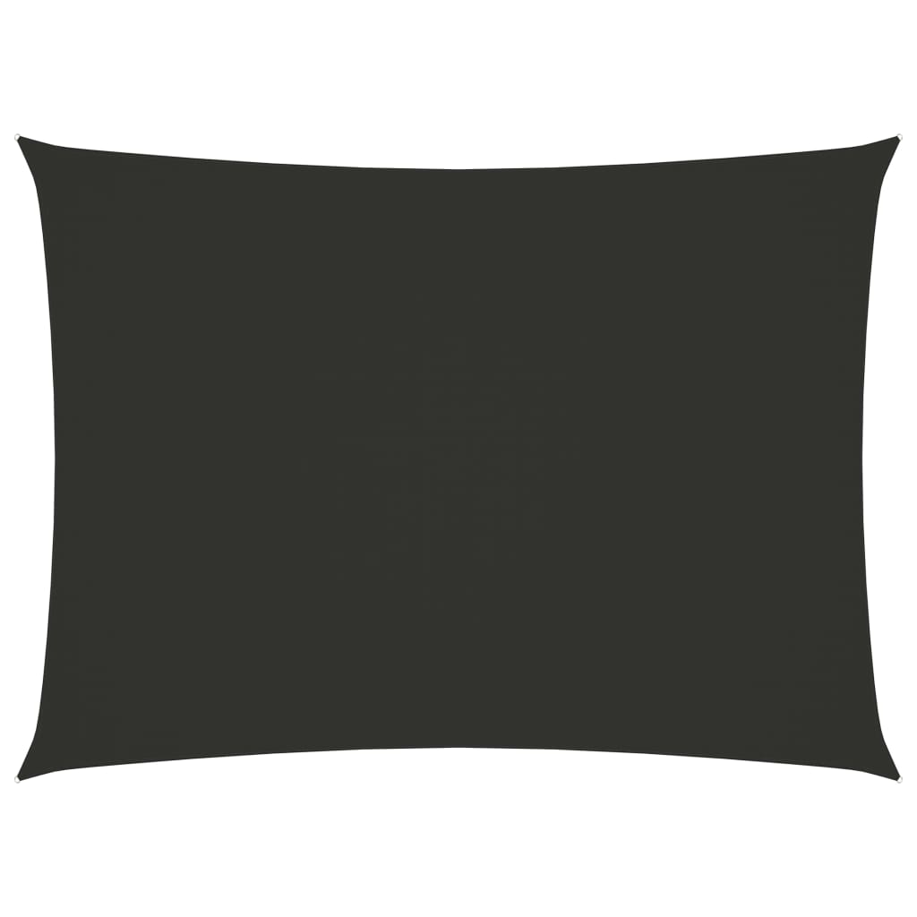 Berkfield Sunshade Sail Oxford Fabric Rectangular 2x3.5 m Anthracite