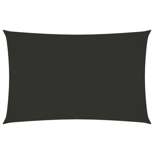 Berkfield Sunshade Sail Oxford Fabric Rectangular 2x5 m Anthracite