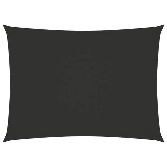 Berkfield Sunshade Sail Oxford Fabric Rectangular 2.5x4.5 m Anthracite