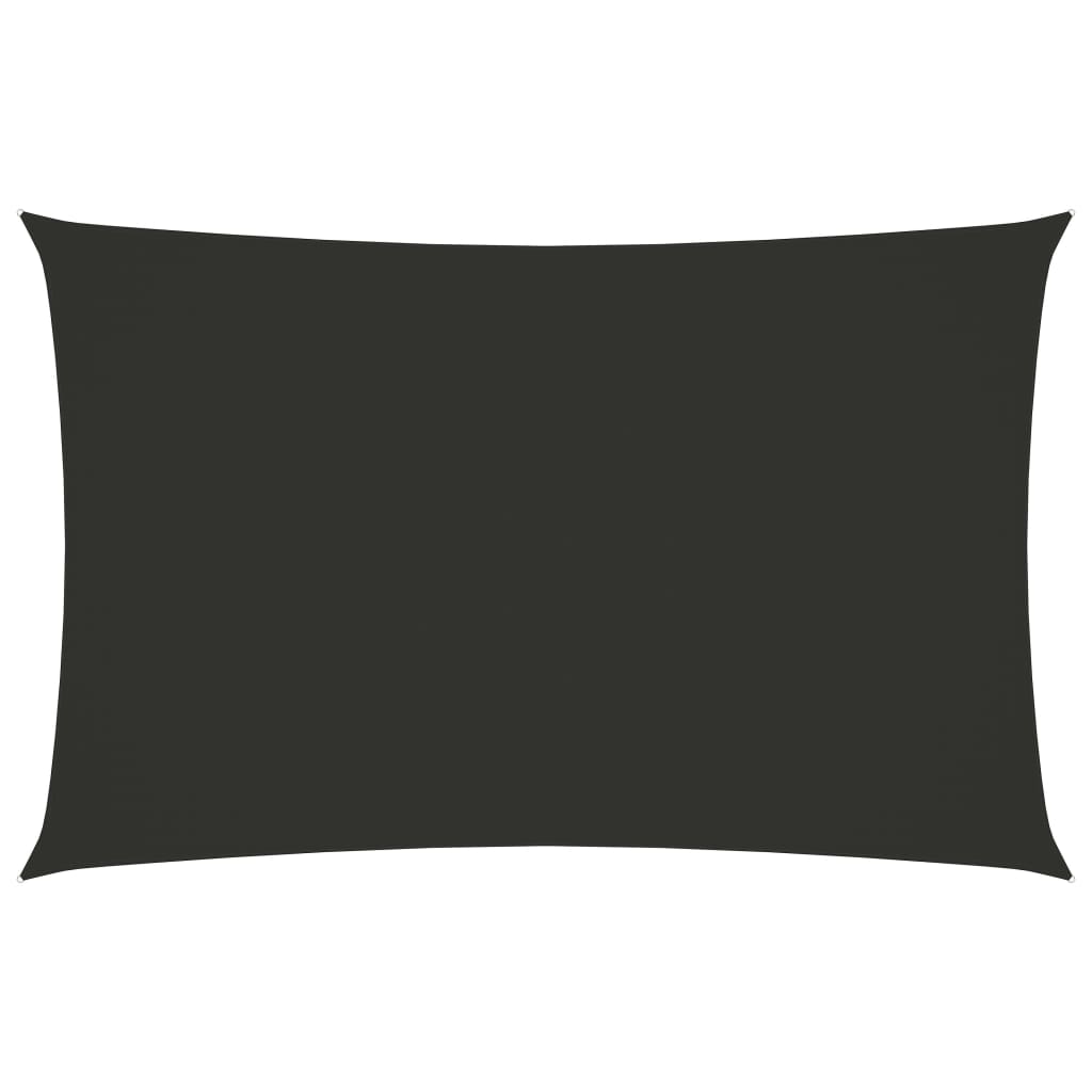 Berkfield Sunshade Sail Oxford Fabric Rectangular 2.5x5 m Anthracite
