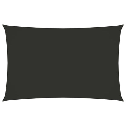 Berkfield Sunshade Sail Oxford Fabric Rectangular 2.5x5 m Anthracite