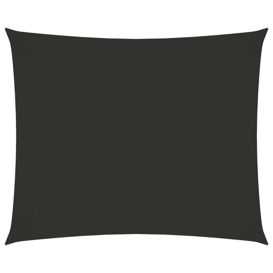 Berkfield Sunshade Sail Oxford Fabric Rectangular 5x6 m Anthracite
