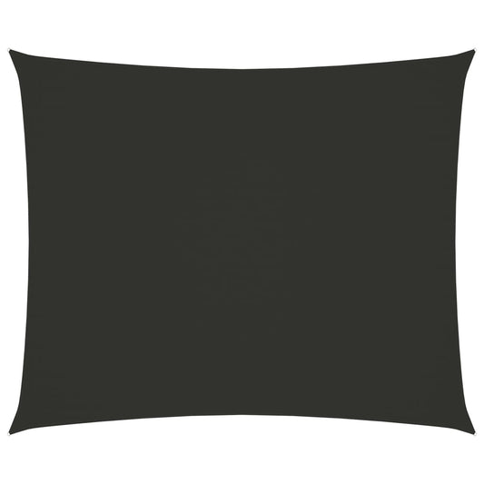 Berkfield Sunshade Sail Oxford Fabric Rectangular 6x7 m Anthracite