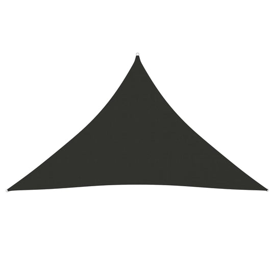 Berkfield Sunshade Sail Oxford Fabric Triangular 2.5x2.5x3.5 m Anthracite