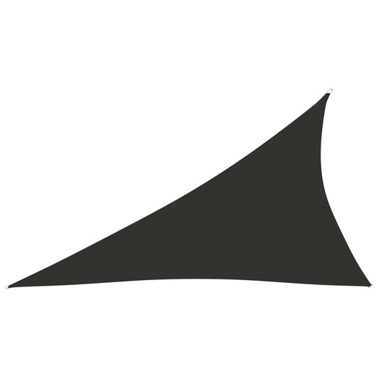 Berkfield Sunshade Sail Oxford Fabric Triangular 3x4x5 m Anthracite