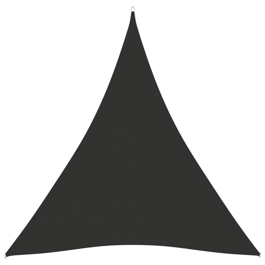 Berkfield Sunshade Sail Oxford Fabric Triangular 5x6x6 m Anthracite