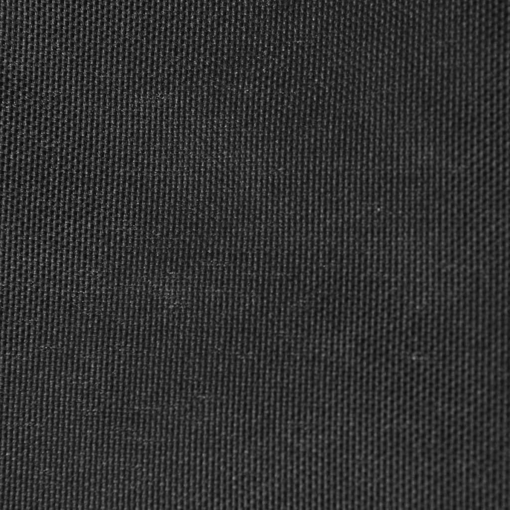 Berkfield Sunshade Sail Oxford Fabric Triangular 4x5x6.4 m Anthracite
