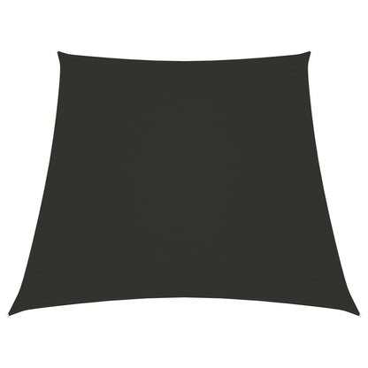 Berkfield Sunshade Sail Oxford Fabric Trapezium 4/5x4 m Anthracite
