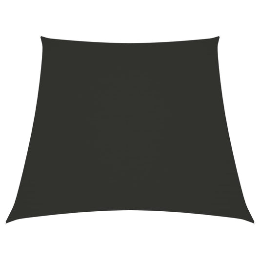 Berkfield Sunshade Sail Oxford Fabric Trapezium 4/5x4 m Anthracite