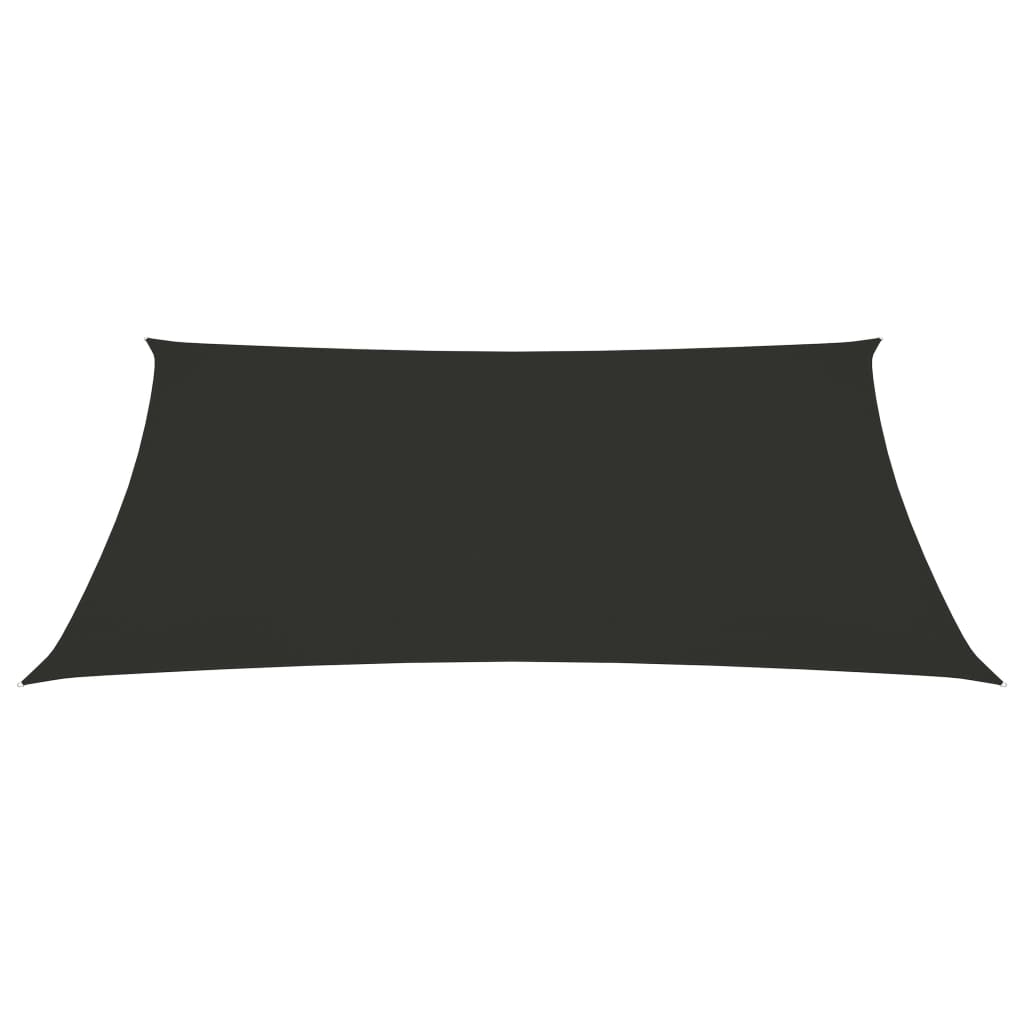 Berkfield Sunshade Sail Oxford Fabric Trapezium 4/5x4 m Anthracite