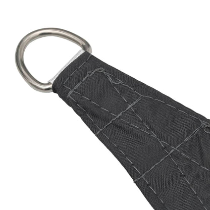 Berkfield Sunshade Sail Oxford Fabric Trapezium 4/5x4 m Anthracite