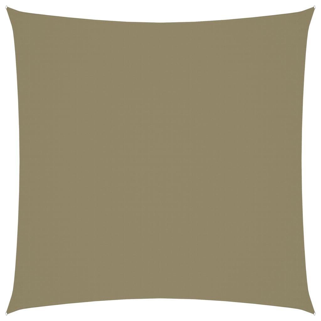 Berkfield Sunshade Sail Oxford Fabric Square 4x4 m Beige