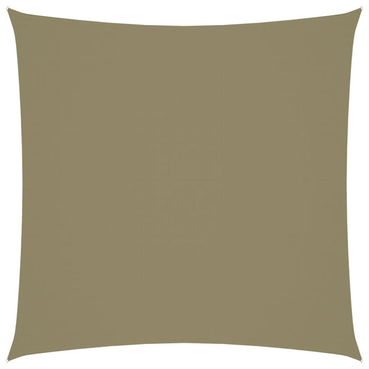 Berkfield Sunshade Sail Oxford Fabric Square 4x4 m Beige