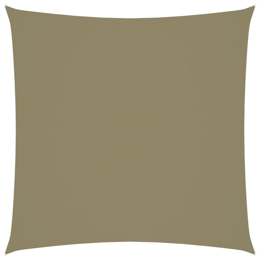 Berkfield Sunshade Sail Oxford Fabric Square 5x5 m Beige