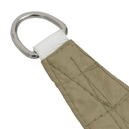 Berkfield Sunshade Sail Oxford Fabric Square 5x5 m Beige