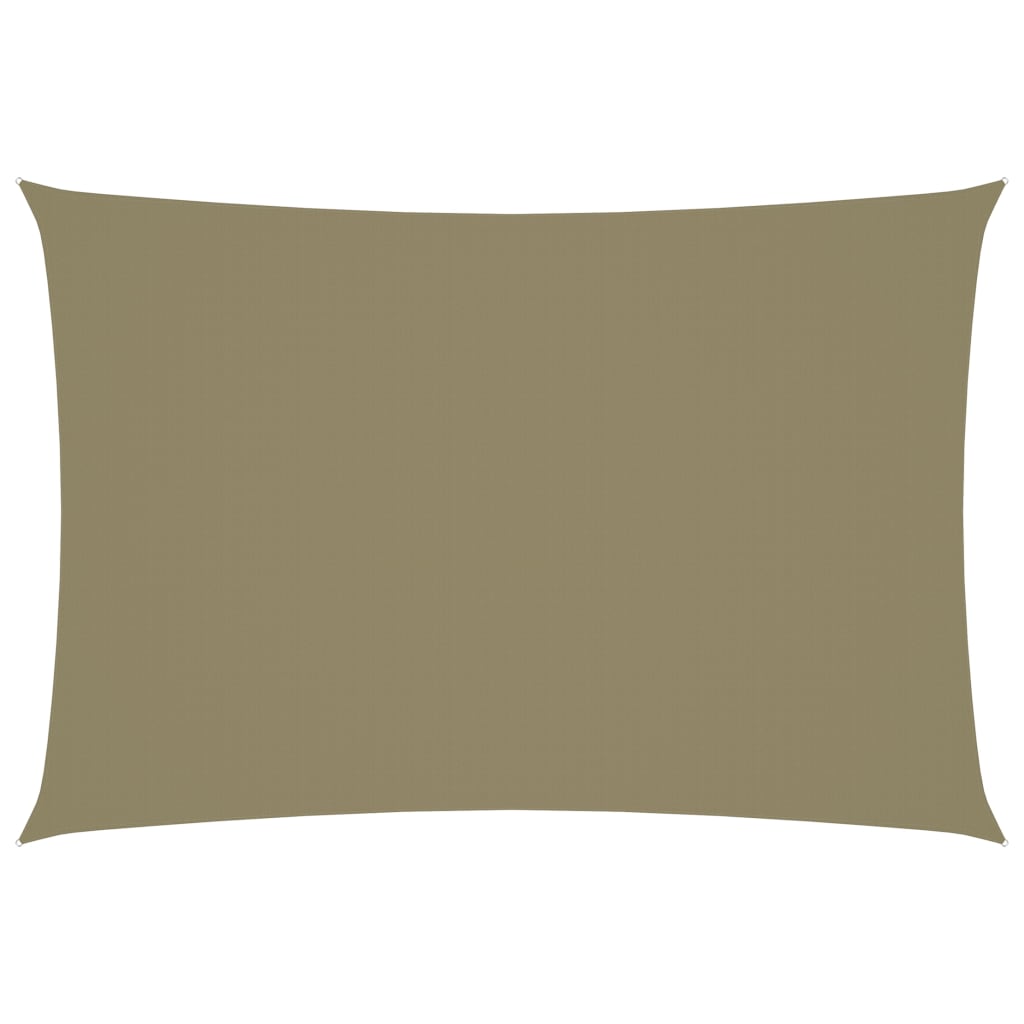 Berkfield Sunshade Sail Oxford Fabric Rectangular 2.5x4.5 m Beige