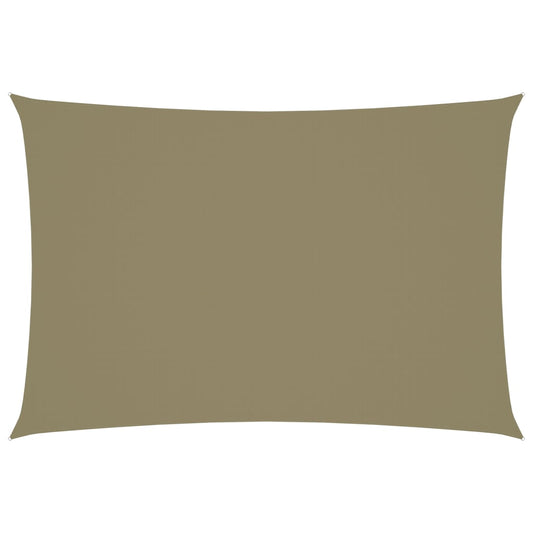 Berkfield Sunshade Sail Oxford Fabric Rectangular 2.5x4.5 m Beige
