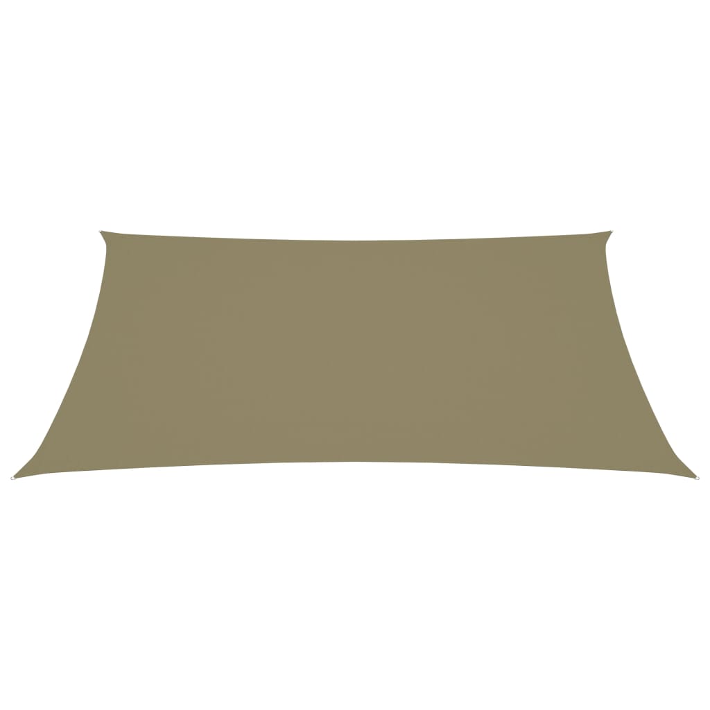 Berkfield Sunshade Sail Oxford Fabric Rectangular 3x4 m Beige