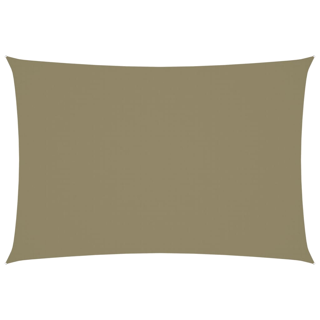Berkfield Sunshade Sail Oxford Fabric Rectangular 3x5 m Beige