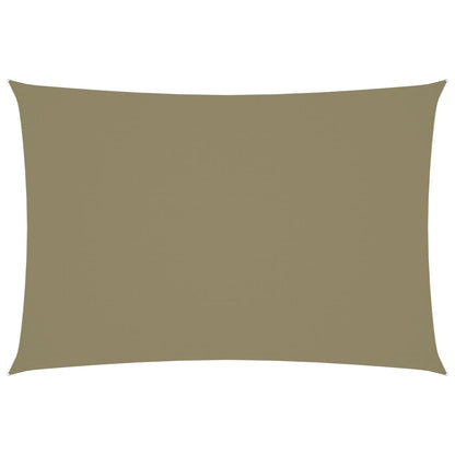 Berkfield Sunshade Sail Oxford Fabric Rectangular 3x5 m Beige