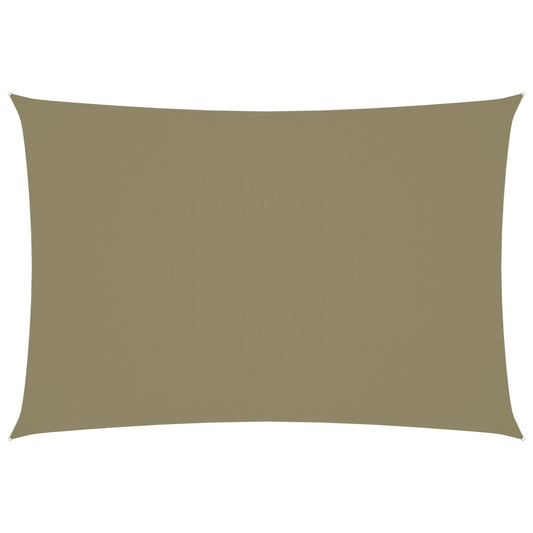 Berkfield Sunshade Sail Oxford Fabric Rectangular 3x5 m Beige