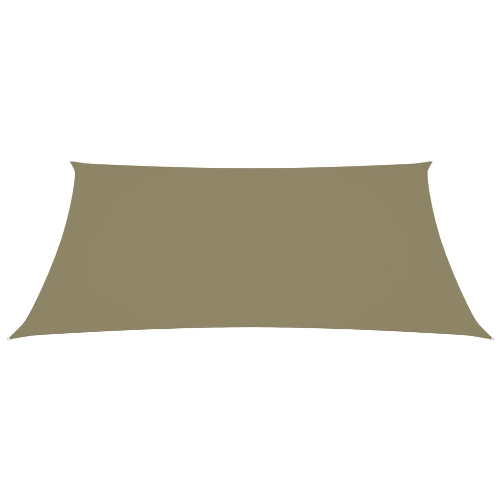 Berkfield Sunshade Sail Oxford Fabric Rectangular 3x5 m Beige