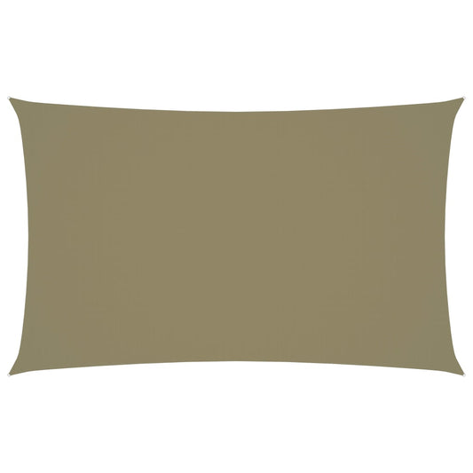 Berkfield Sunshade Sail Oxford Fabric Rectangular 3x6 m Beige
