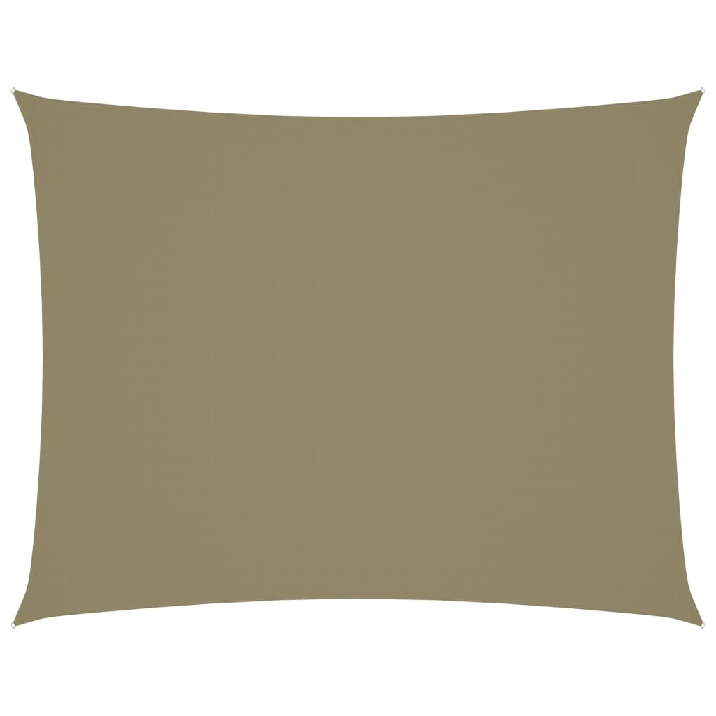 Berkfield Sunshade Sail Oxford Fabric Rectangular 3.5x4.5 m Beige