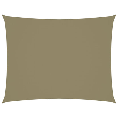 Berkfield Sunshade Sail Oxford Fabric Rectangular 3.5x5 m Beige