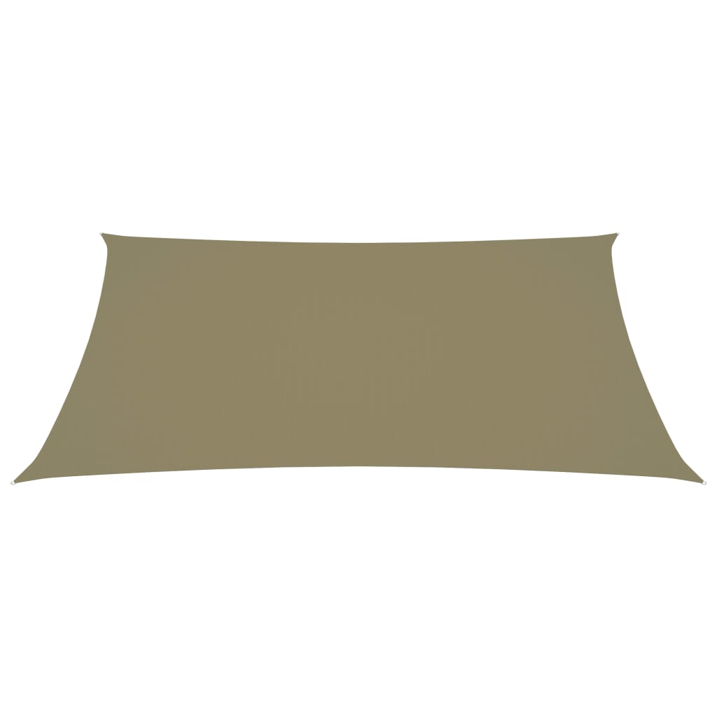 Berkfield Sunshade Sail Oxford Fabric Rectangular 3.5x5 m Beige