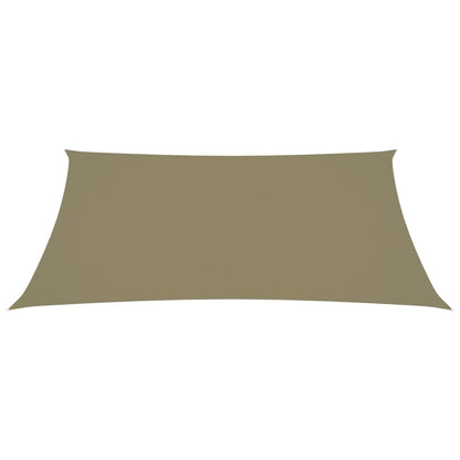 Berkfield Sunshade Sail Oxford Fabric Rectangular 3.5x5 m Beige
