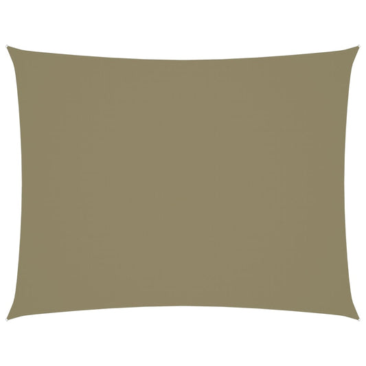 Berkfield Sunshade Sail Oxford Fabric Rectangular 4x5 m Beige