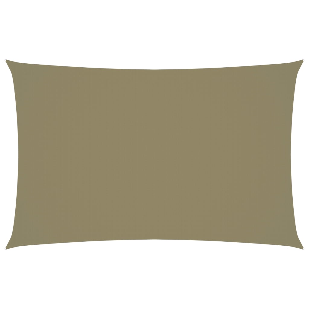 Berkfield Sunshade Sail Oxford Fabric Rectangular 4x7 m Beige