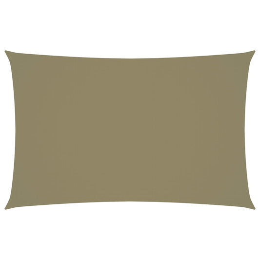 Berkfield Sunshade Sail Oxford Fabric Rectangular 4x7 m Beige