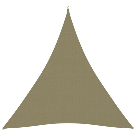 Berkfield Sunshade Sail Oxford Fabric Triangular 4x5x5 m Beige