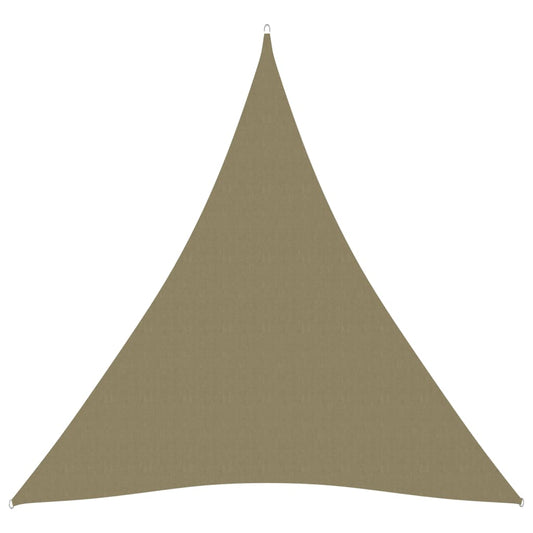 Berkfield Sunshade Sail Oxford Fabric Triangular 5x7x7 m Beige