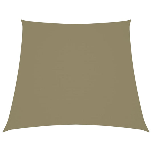 Berkfield Sunshade Sail Oxford Fabric Trapezium 4/5x4 m Beige