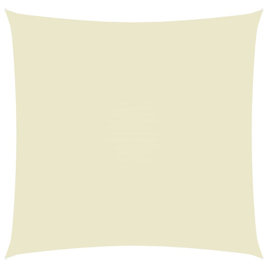 Berkfield Sunshade Sail Oxford Fabric Square 5x5 m Cream