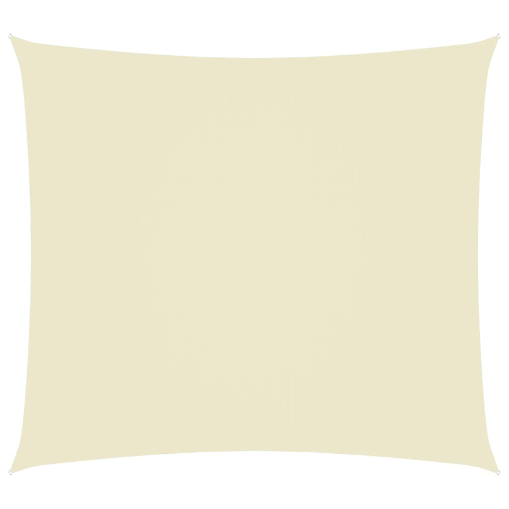 Berkfield Sunshade Sail Oxford Fabric Rectangular 2x3.5 m Cream