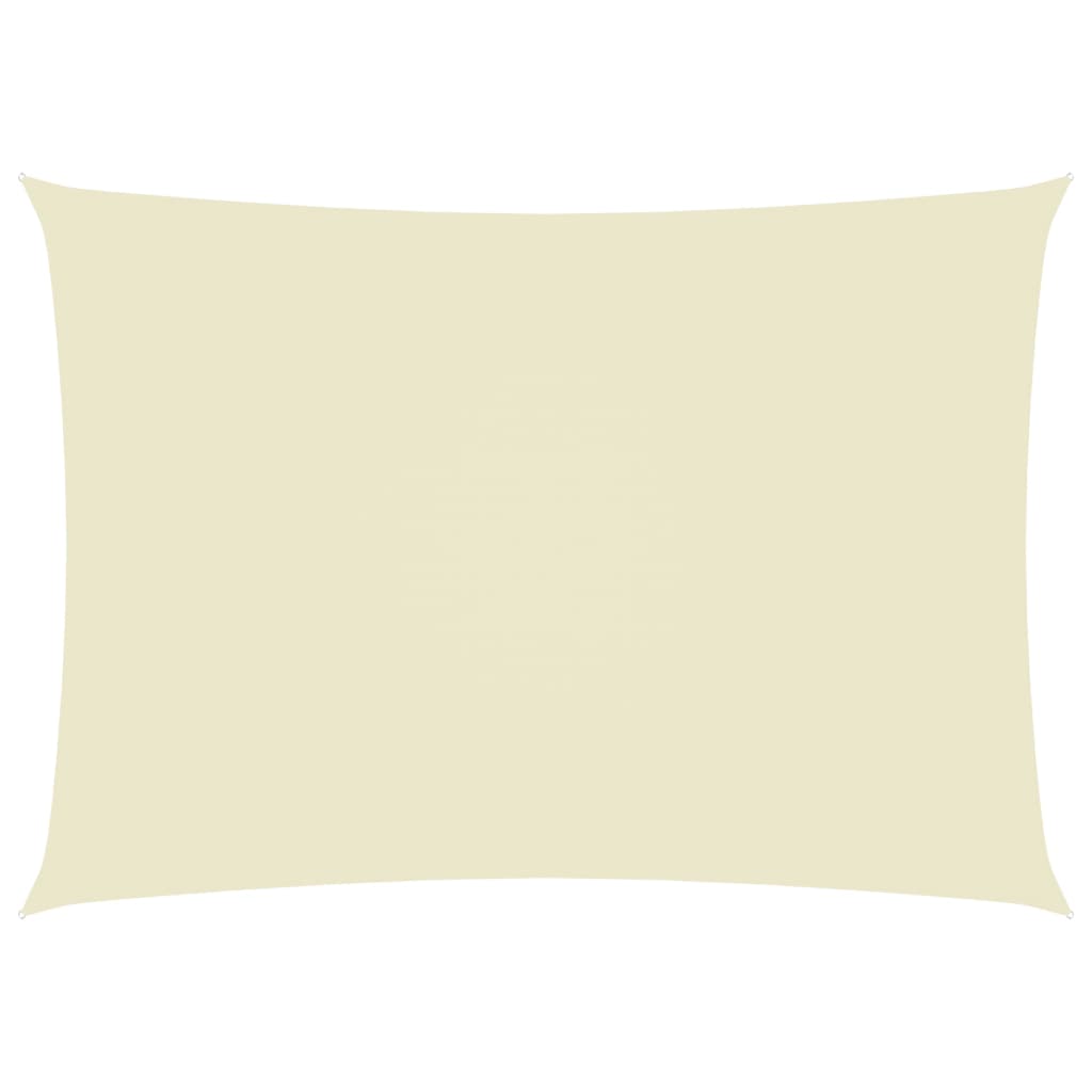 Berkfield Sunshade Sail Oxford Fabric Rectangular 2x4.5 m Cream