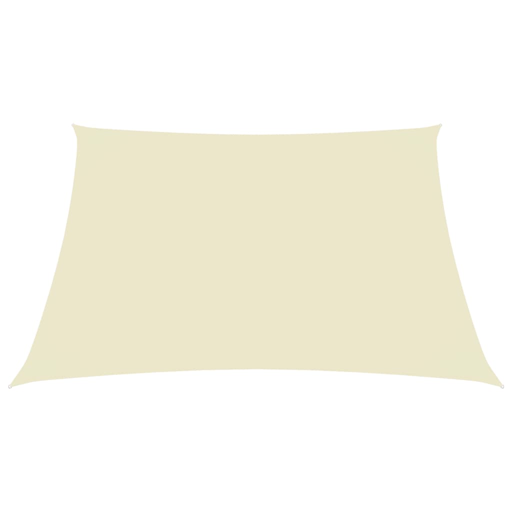 Berkfield Sunshade Sail Oxford Fabric Rectangular 2.5x3 m Cream